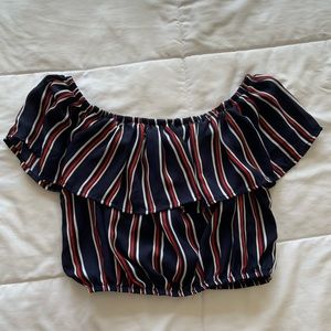 💕3 for $15 - NWOT Red, White & Blue Crop